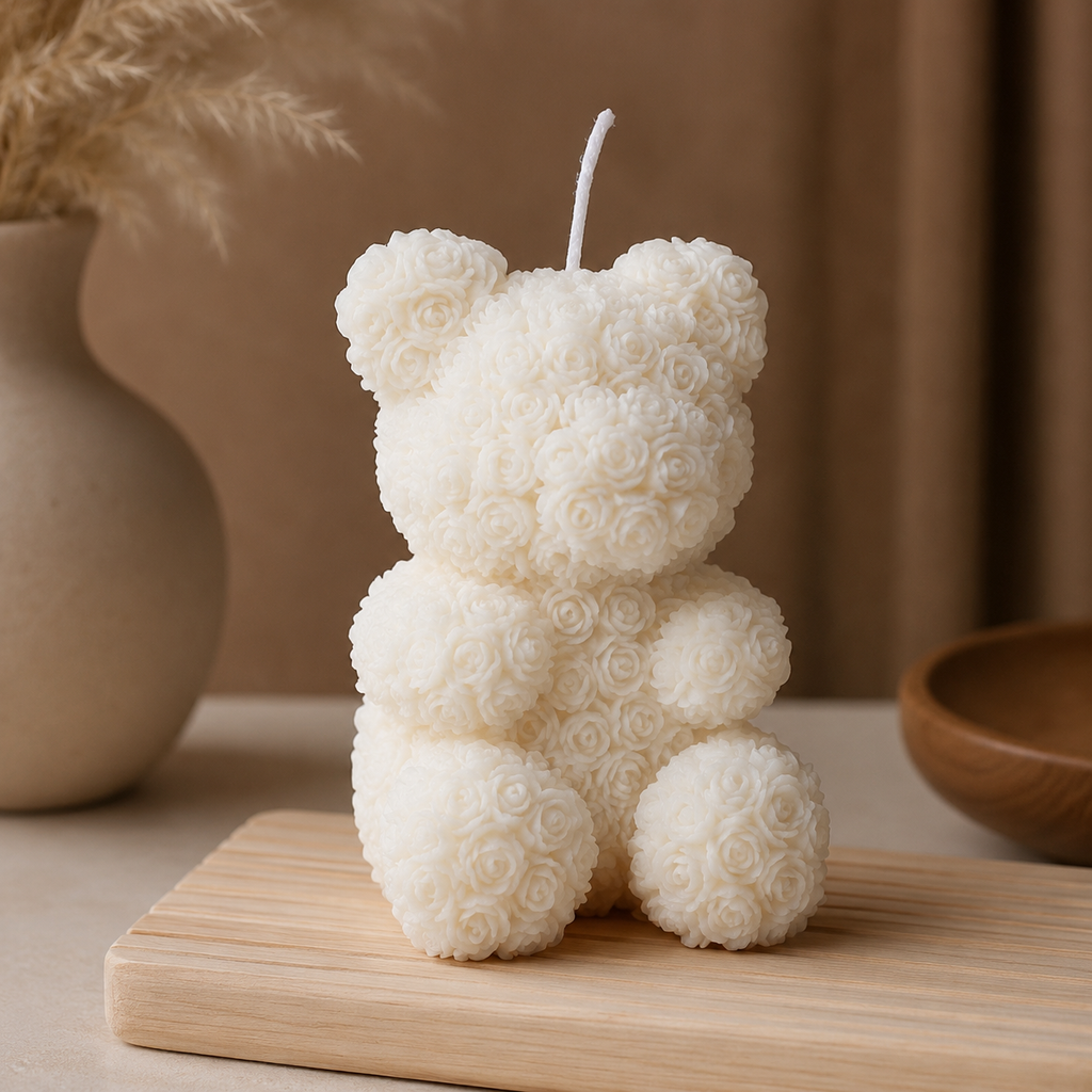 Rose Bear Aromatherapy Candle - Raydin