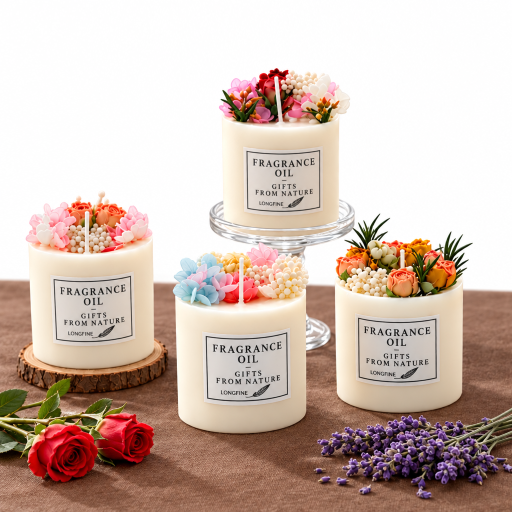 Mellow Flower Candle