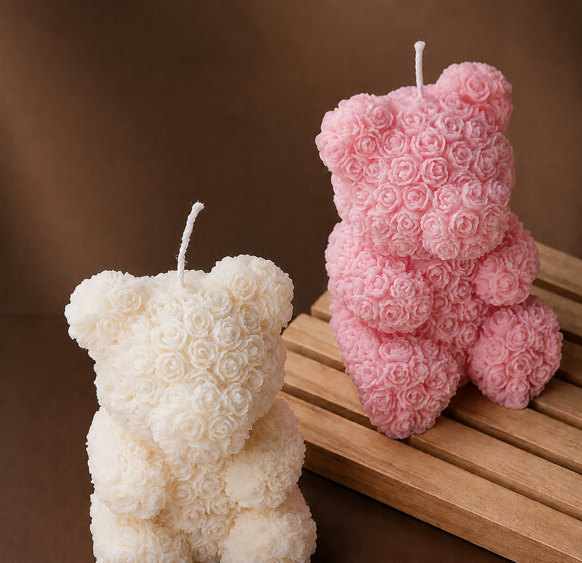 Rose Bear Aromatherapy Candle - Raydin