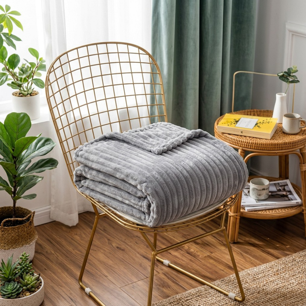 Milk Fleece Single Layer Blanket