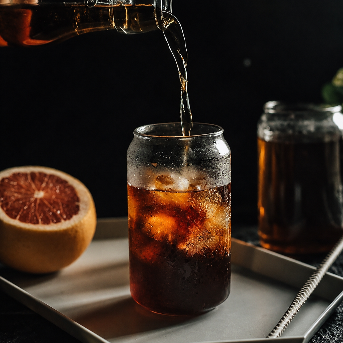 Glass Mugs with Clear Straws and Bamboo Lids - Raydin