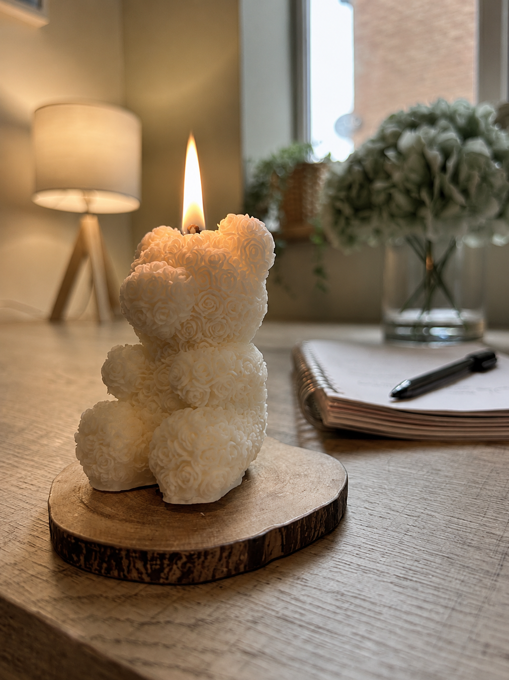 Rose Bear Aromatherapy Candle - Raydin