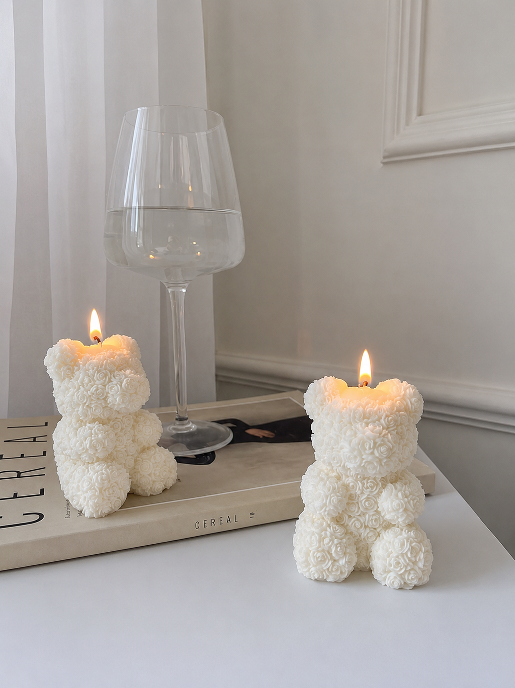 Rose Bear Aromatherapy Candle - Raydin